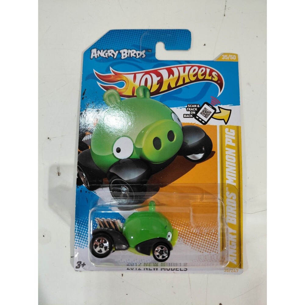 NIP Hot Wheels New Models 12 1:64 Diecast Angry Birds Minion Pig